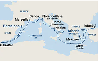 Mediterranean Cruise 2024